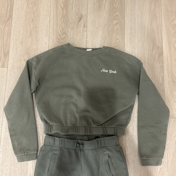 Khaki green joggers set - Picture 6 of 16